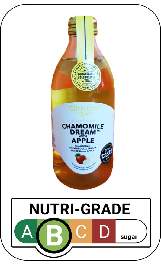 Gryphon Sparkling CBT - Chamomile Dream With Apple - 300ml Glass Bottle Version