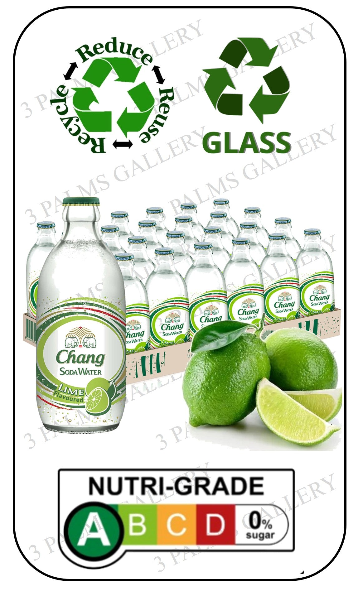 Chang Soda Water - Green Lime