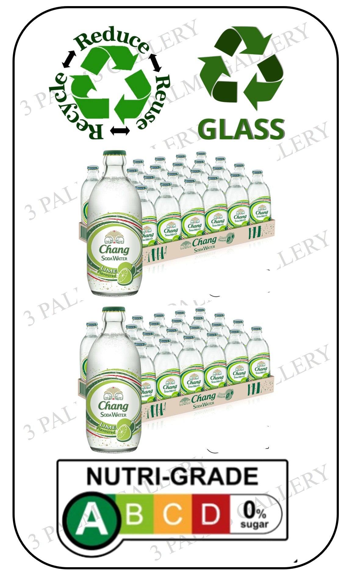 Chang Soda Water - Green Lime