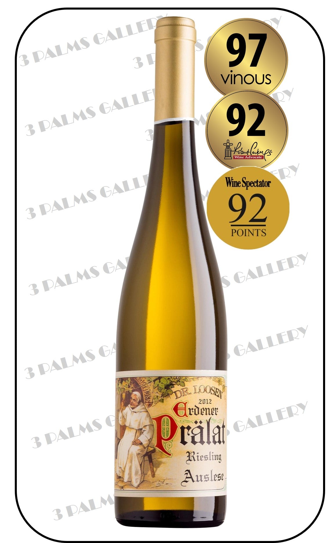 Dr Loosen Erdener Pralat Riesling Auslese Goldkapsel 2010 (RARE & LIMITED) - (V97, RP92, WS92)