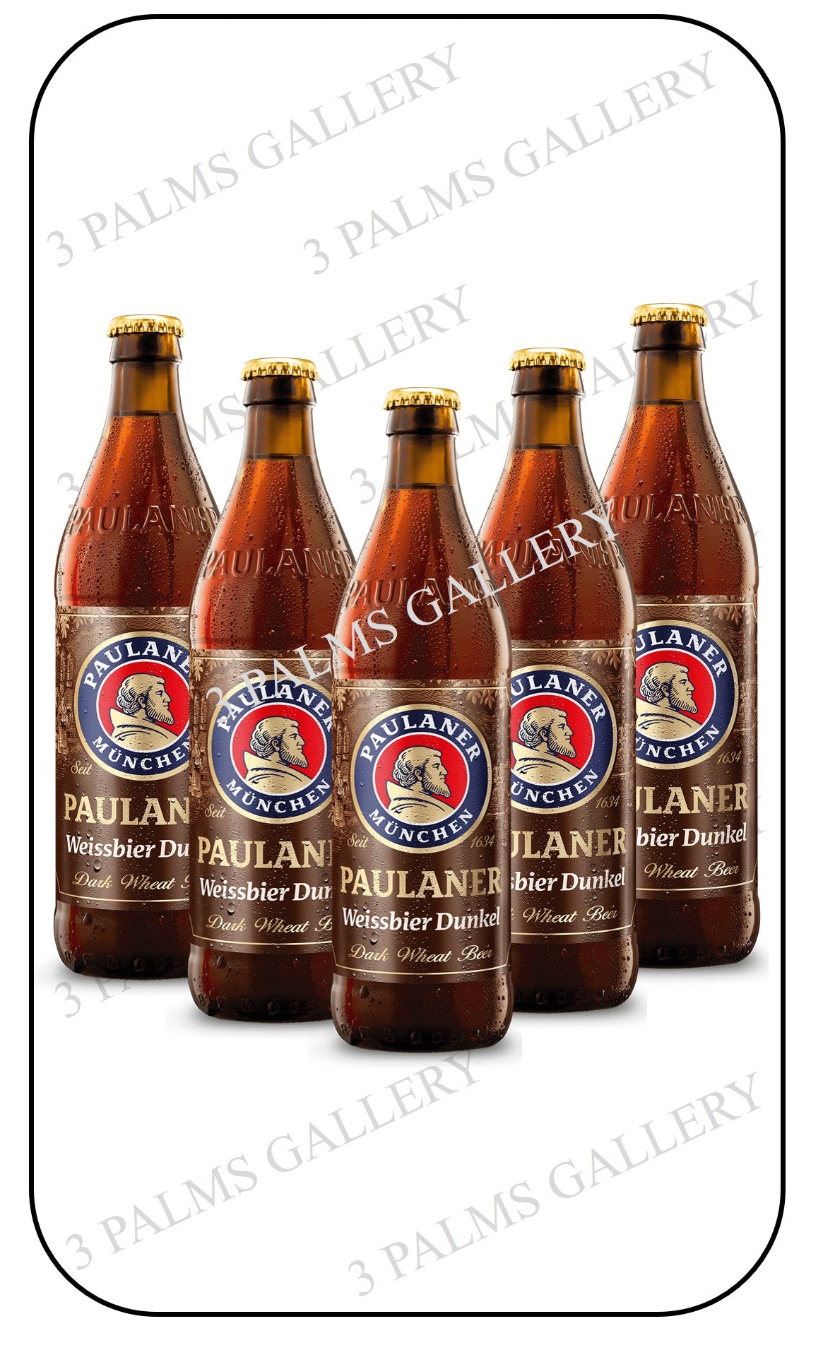 Paulaner Weissbier Dunkel Glass Bottle Version