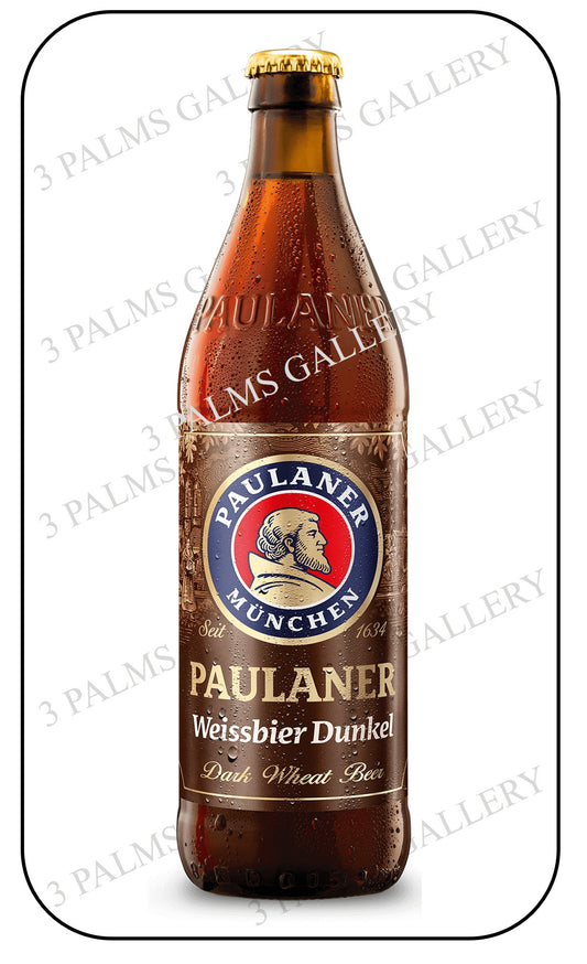 Paulaner Weissbier Dunkel Glass Bottle Version