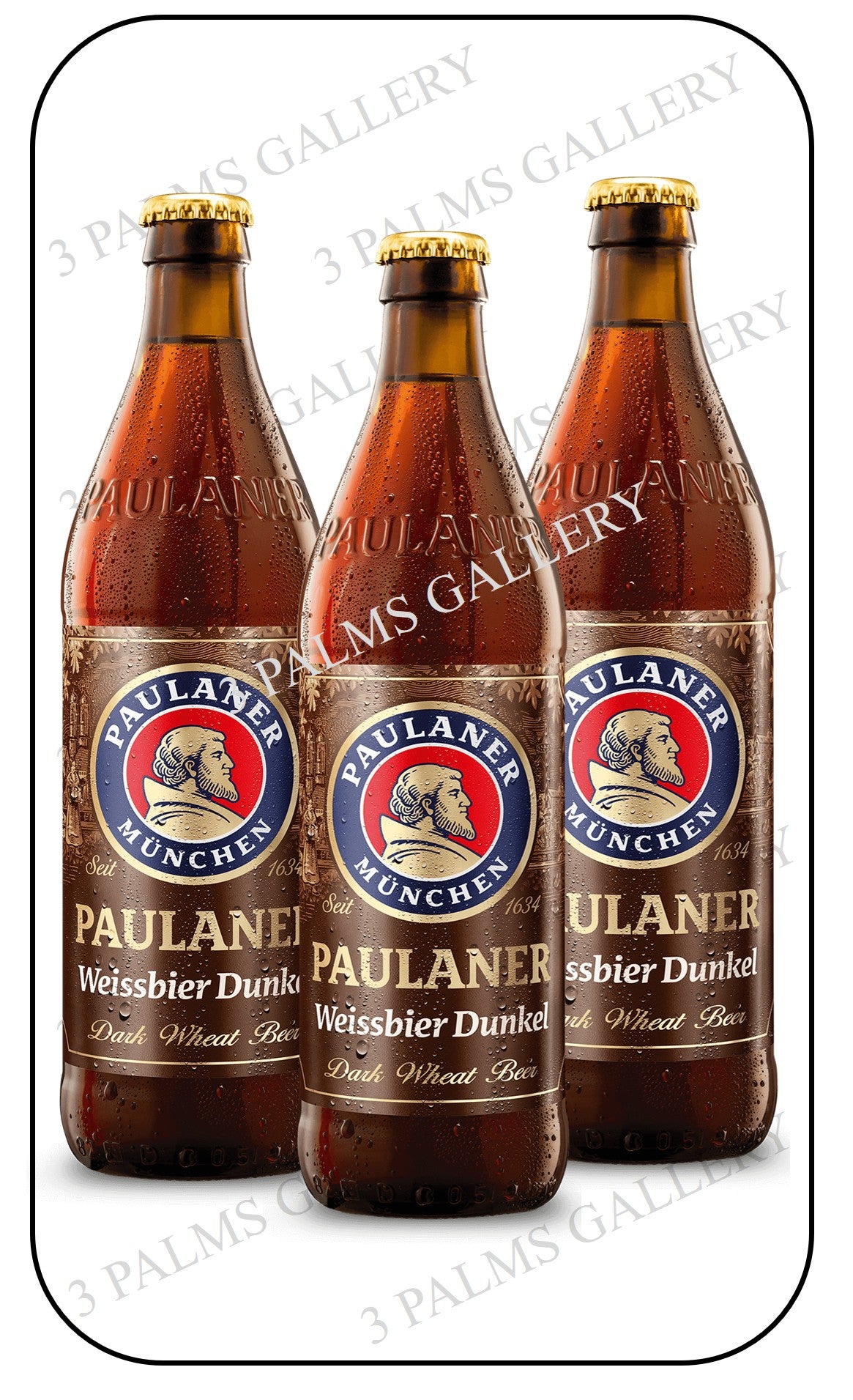 Paulaner Weissbier Dunkel Glass Bottle Version
