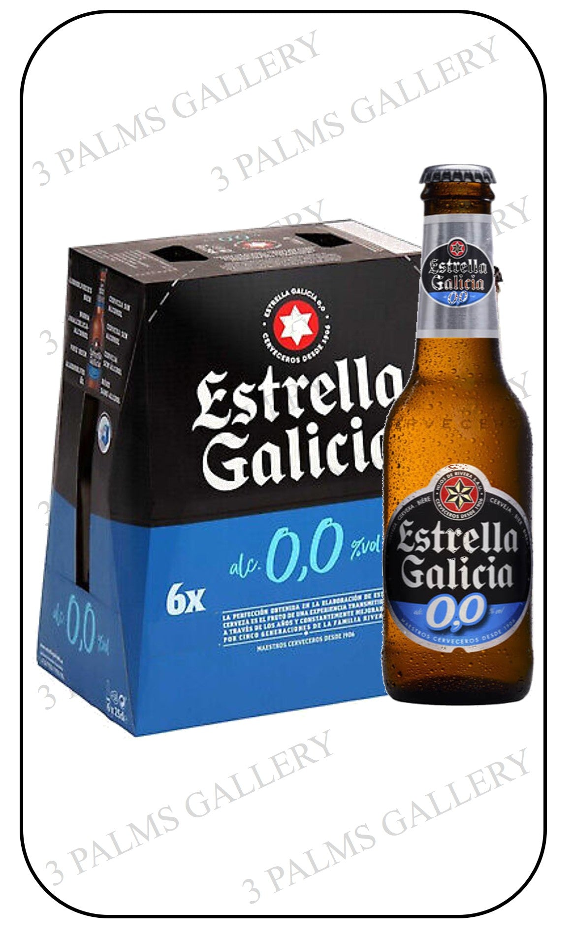 Estrella Galicia 0.0% abv Alcohol Free