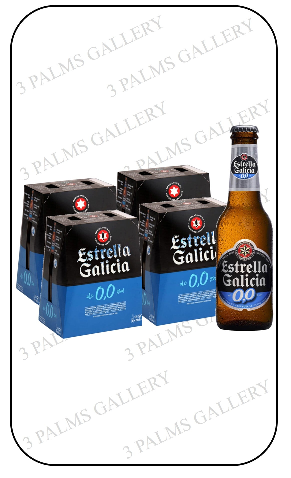 Estrella Galicia 0.0% abv Alcohol Free