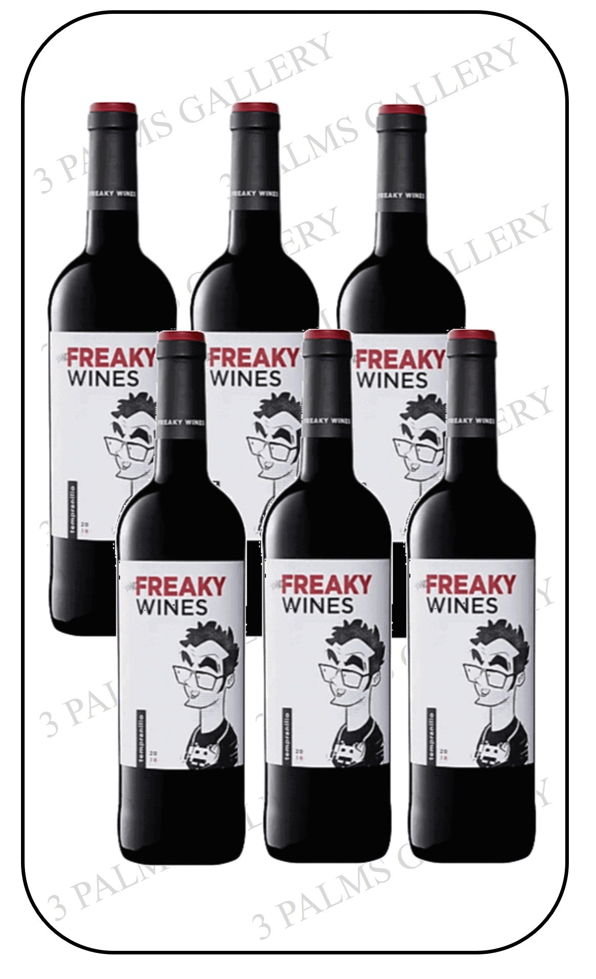 The Freaky Wines 100% Tempranillo 2021 (03 Rotating Label Design)