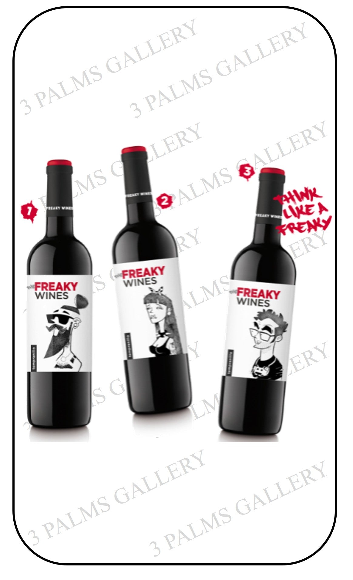 The Freaky Wines 100% Tempranillo 2021 (03 Rotating Label Design)