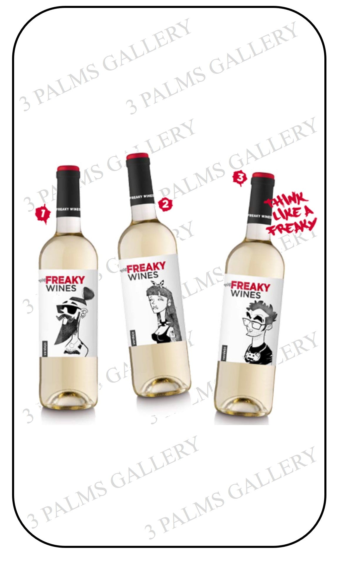 The Freaky Wines 100% Verdejo 2021 (03 Rotating Label Design)