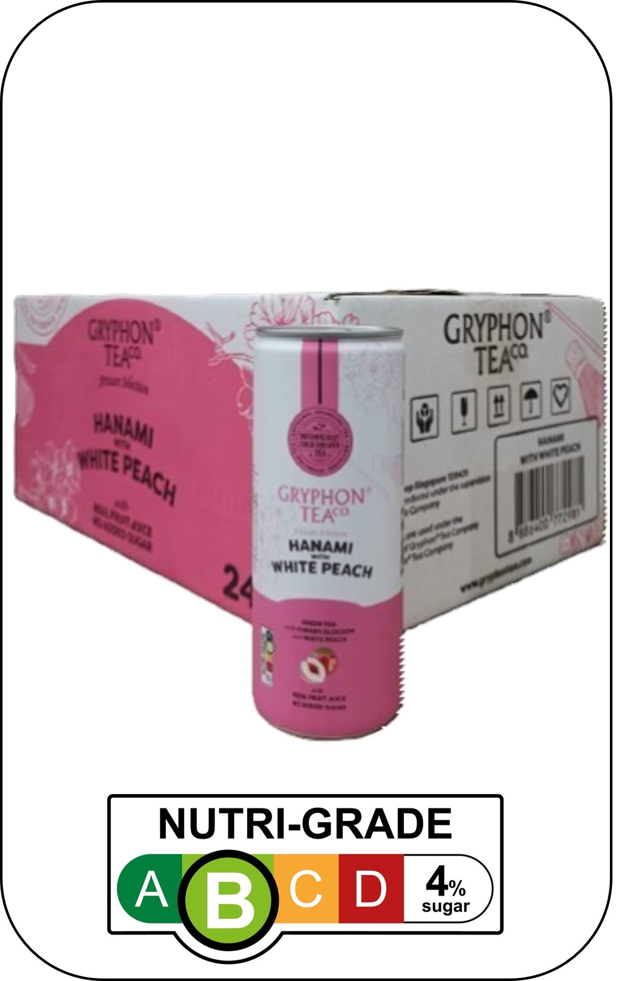 Gryphon Sparkling CBT - Hanami With White Peach - Canned Version