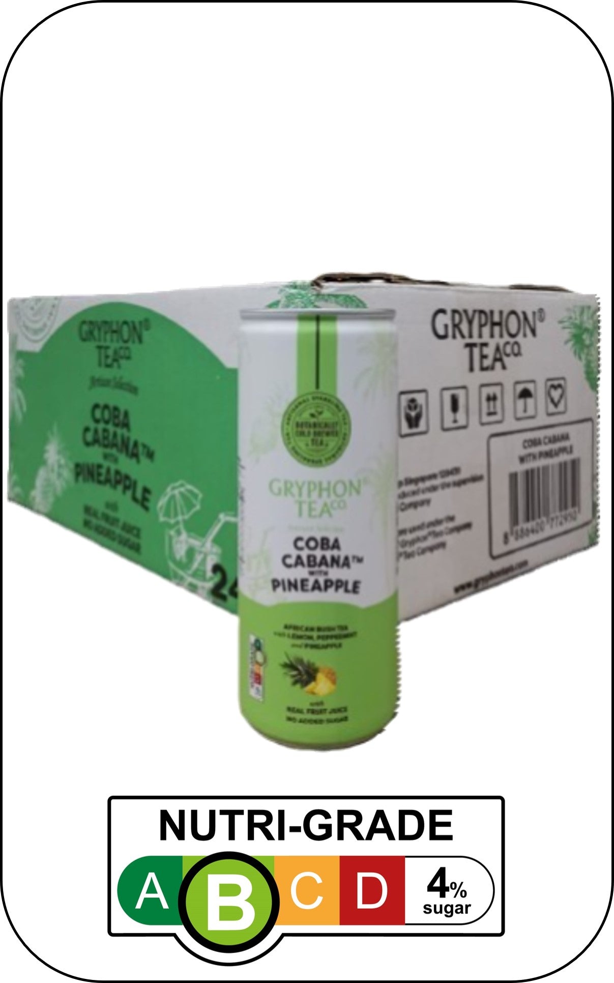 Gryphon Sparkling CBT - Coba Cabana With Pineapple - Canned Version