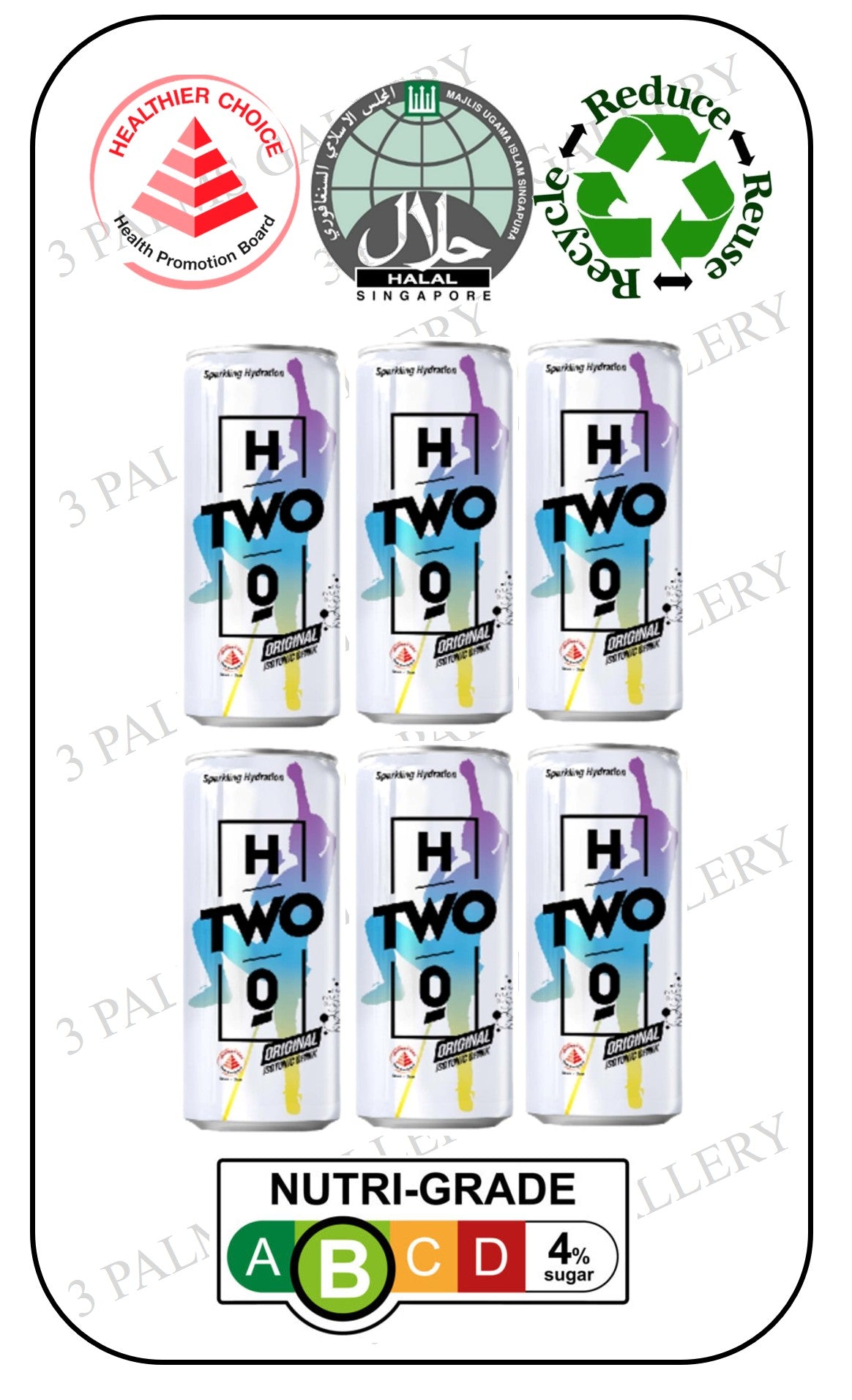 Yeo's H2O Isotonic Beverage - Sparkling