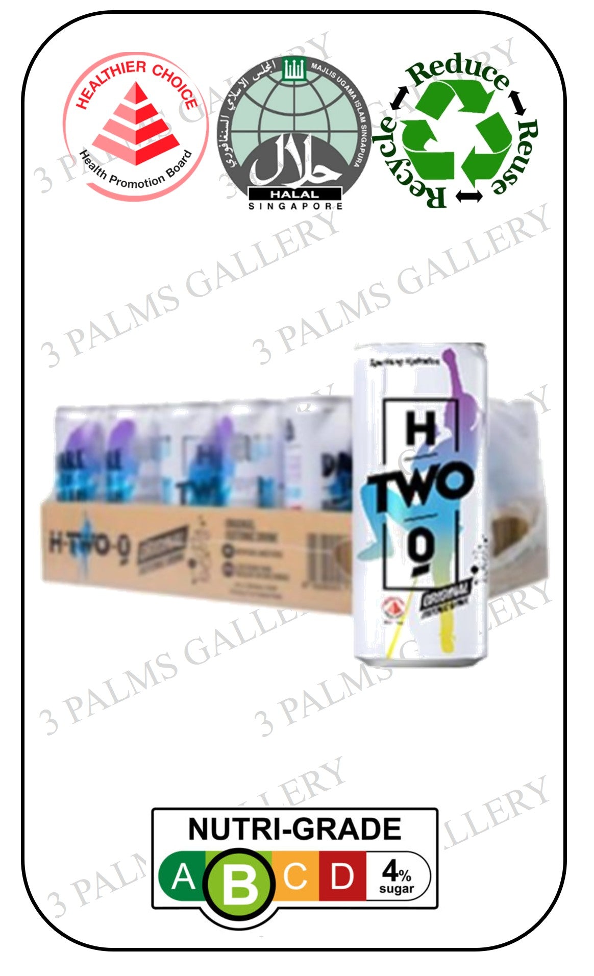 Yeo's H2O Isotonic Beverage - Sparkling