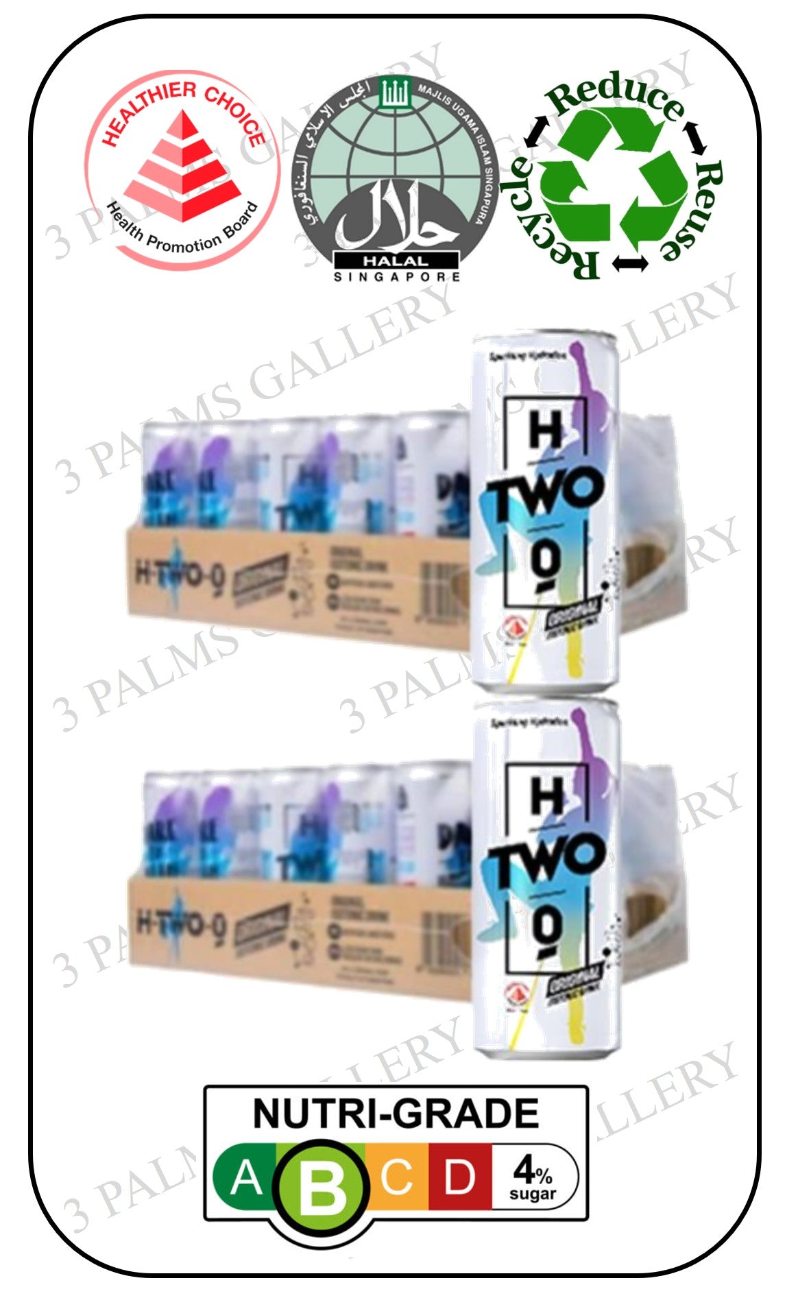 Yeo's H2O Isotonic Beverage - Sparkling