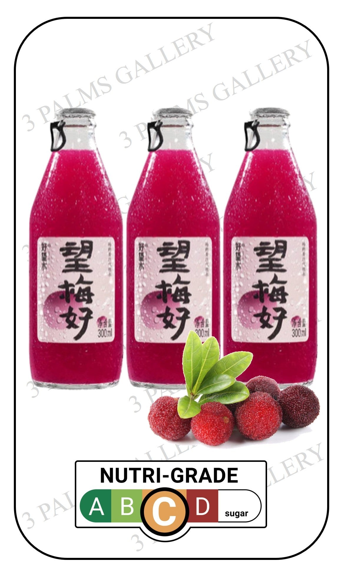 Hope Water All Natural Waxberry Sparkling Juice 好望水杨梅起泡汁