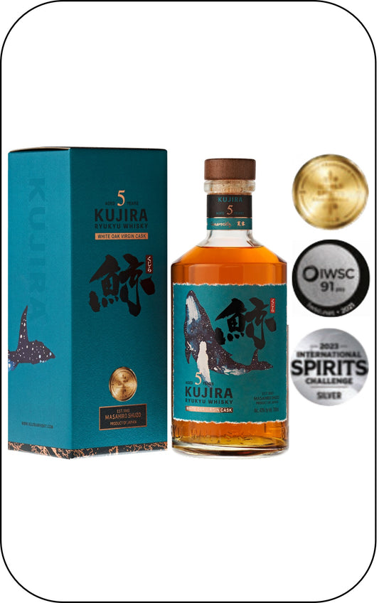KUJIRA Ryukyu Blended 5 Years Old Whisky - NON CHILL FILTERED