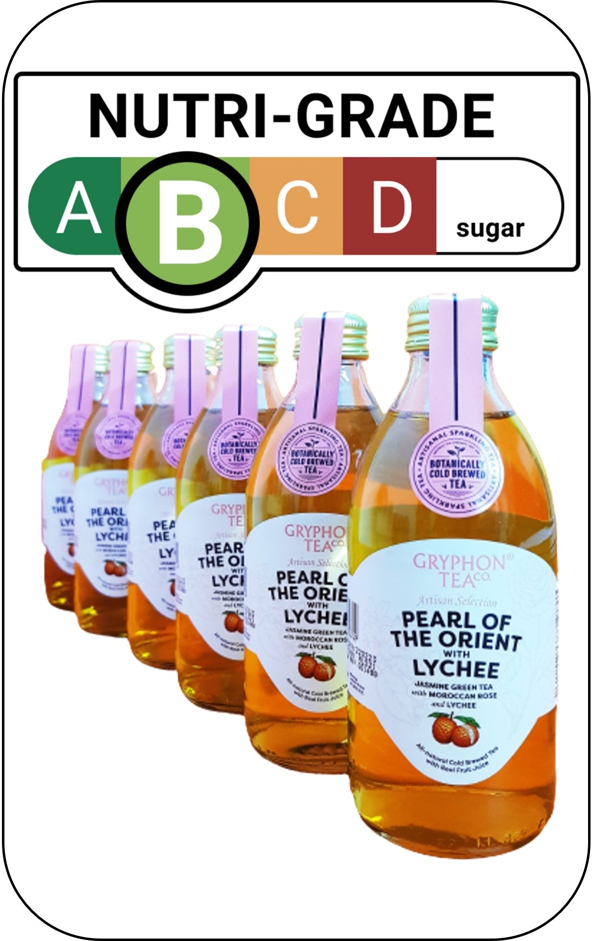 Gryphon Sparkling CBT - Pearl of the Orient with Lychee - 300ml Glass Bottle Version