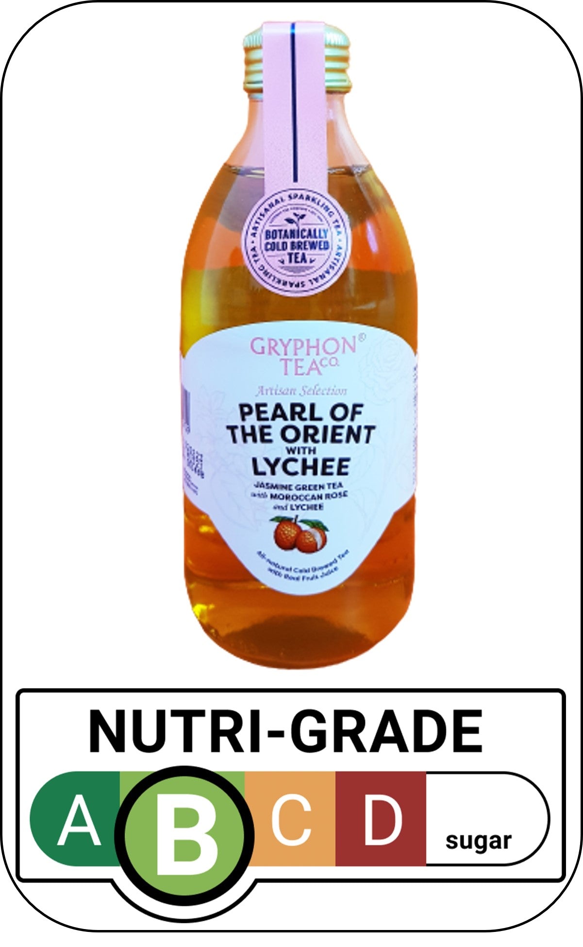 Gryphon Sparkling CBT - Pearl of the Orient with Lychee - 300ml Glass Bottle Version