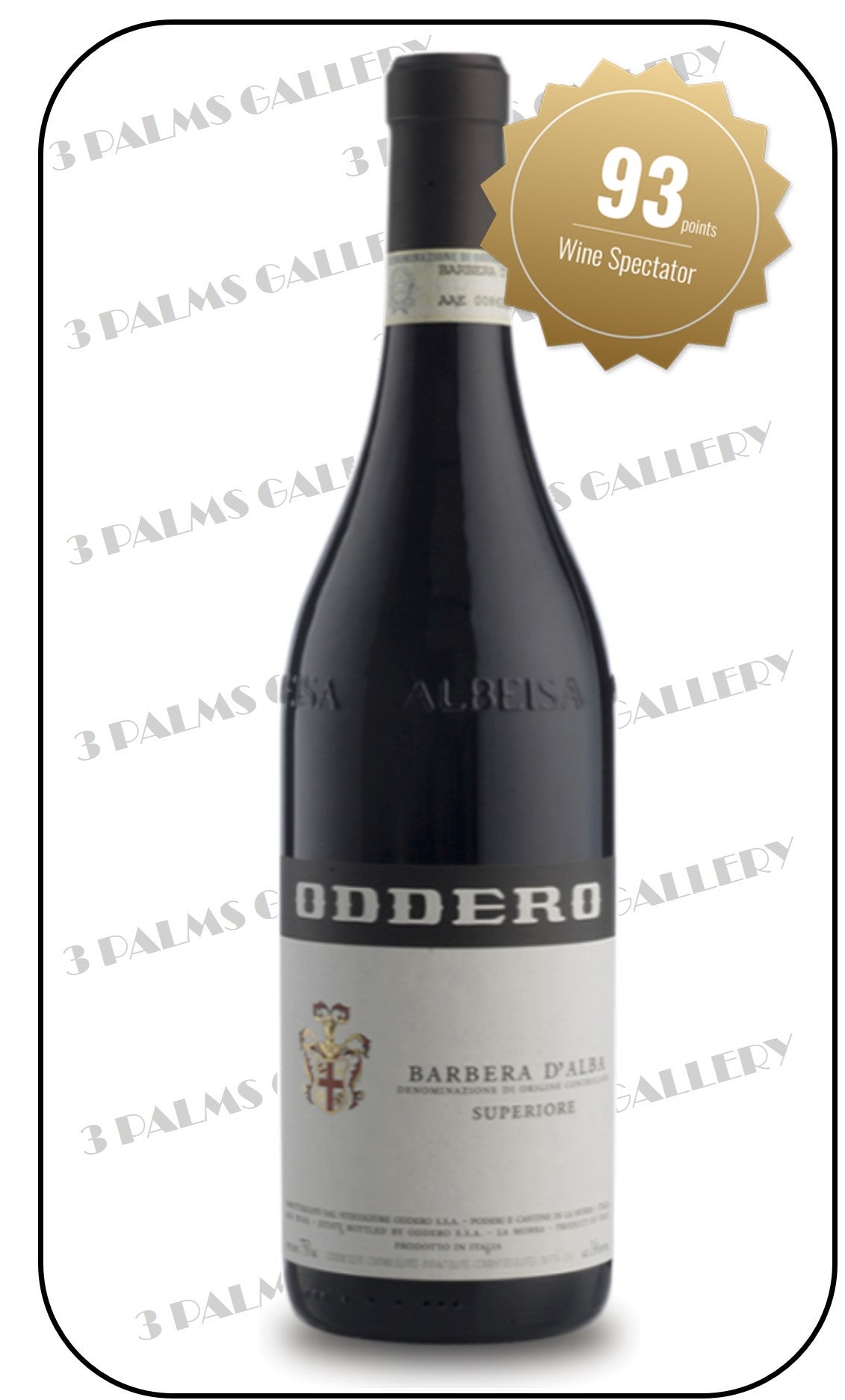 Oddero Barbera d'Alba Superiore 2021 / 2022 (WS 93 Points)