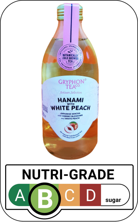 Gryphon Sparkling CBT - Hanami With White Peach - 300ml Glass Bottle Version