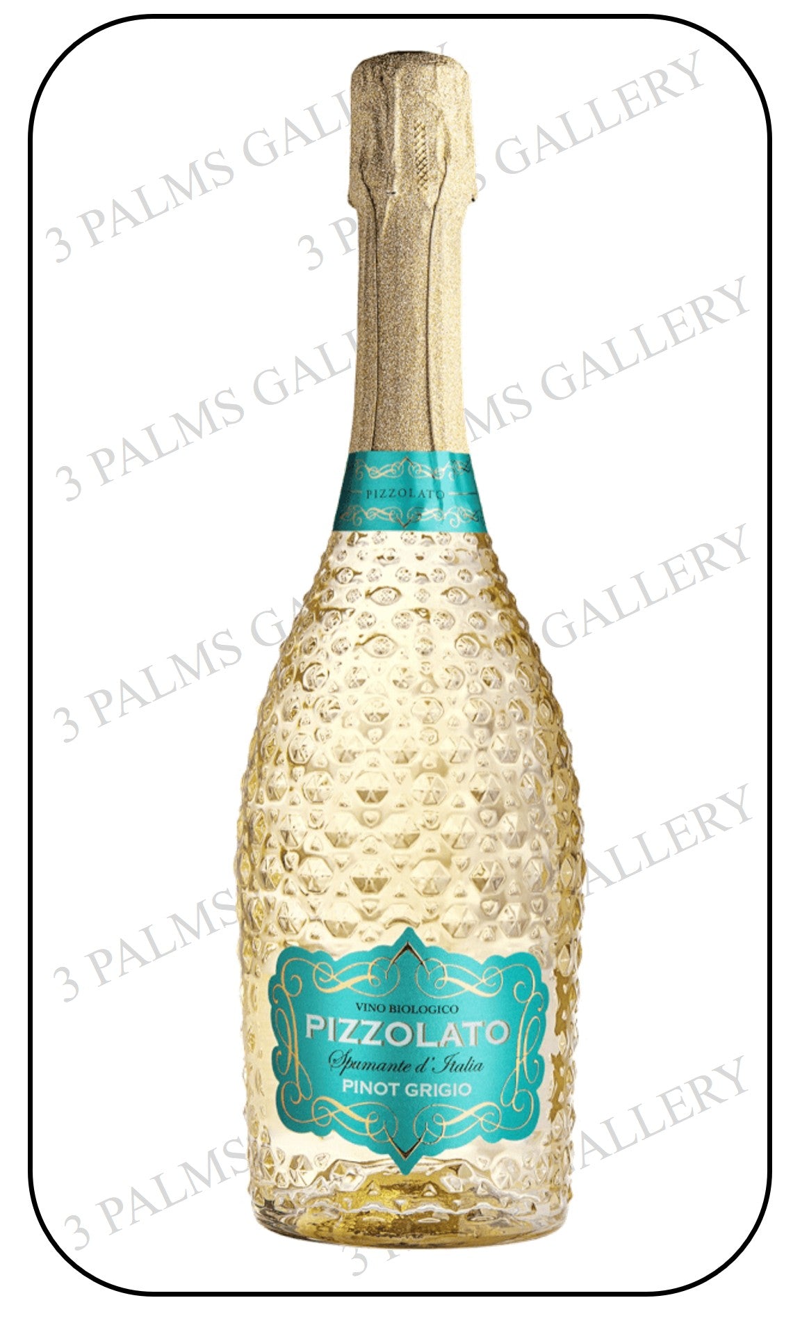 Pizzolato Spumante Pinot Grigio, Delle Venezie M-Use Extra Dry (Certified Organic/Vegan)