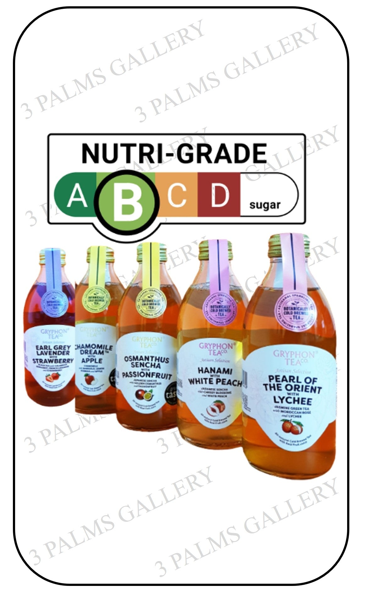 Gryphon Sparkling CBT - Hanami With White Peach - 300ml Glass Bottle Version