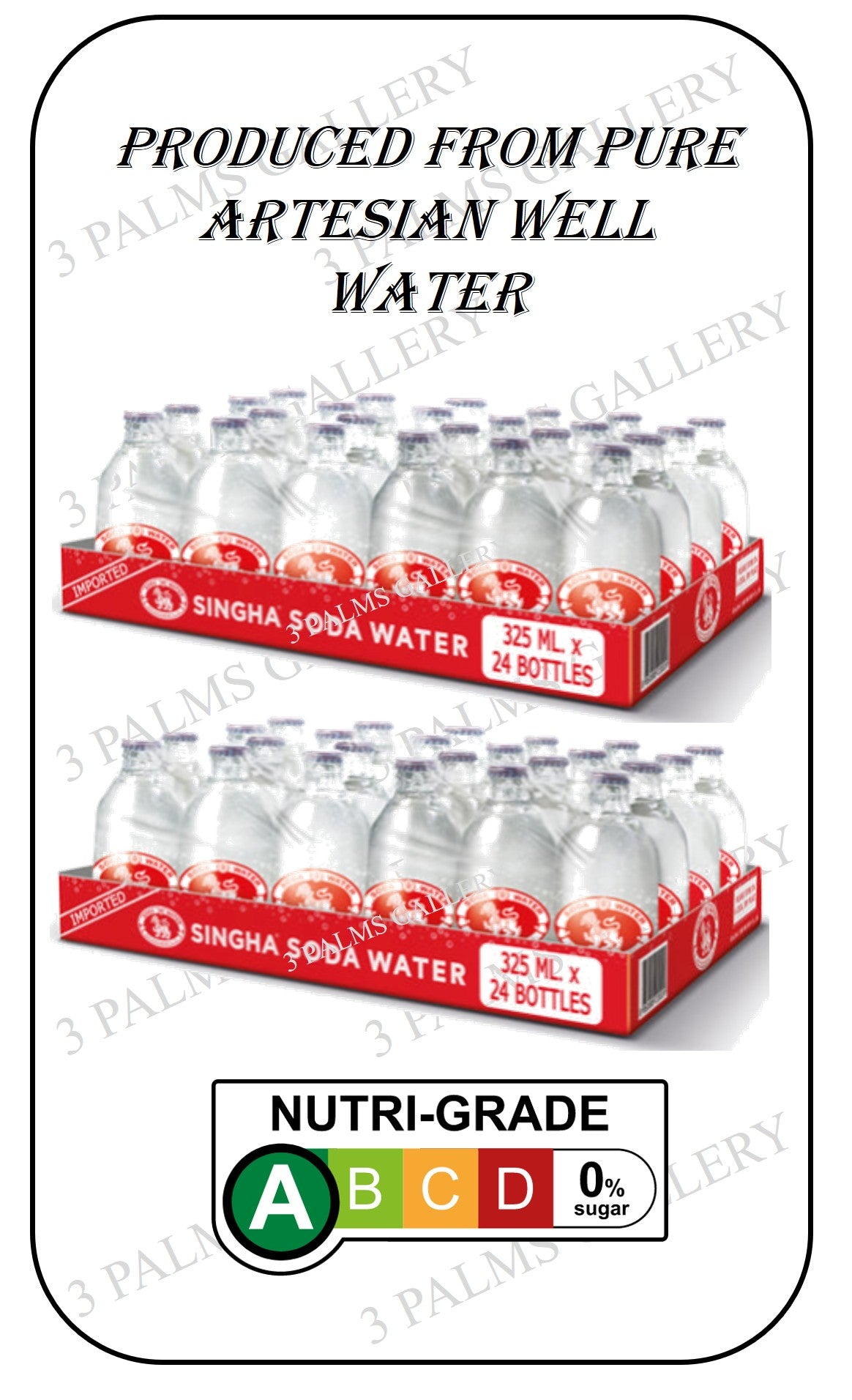 Singha Soda Water - Crafted From Natural Artesian Well Water