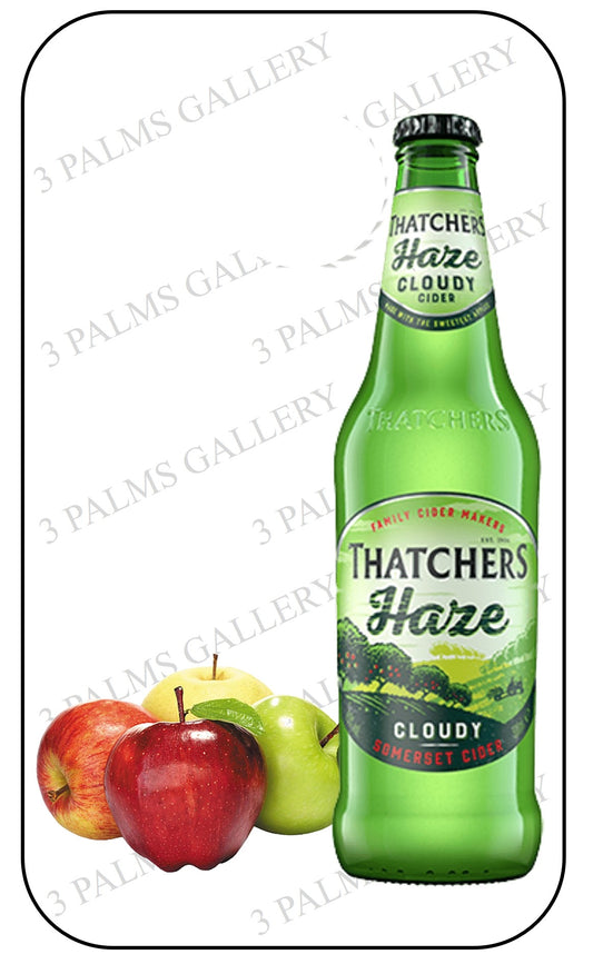 Thatcher's Somerset Haze Cider - Blend Of 4 - Discovery, Falstaff, Gala and Jonagold Apples