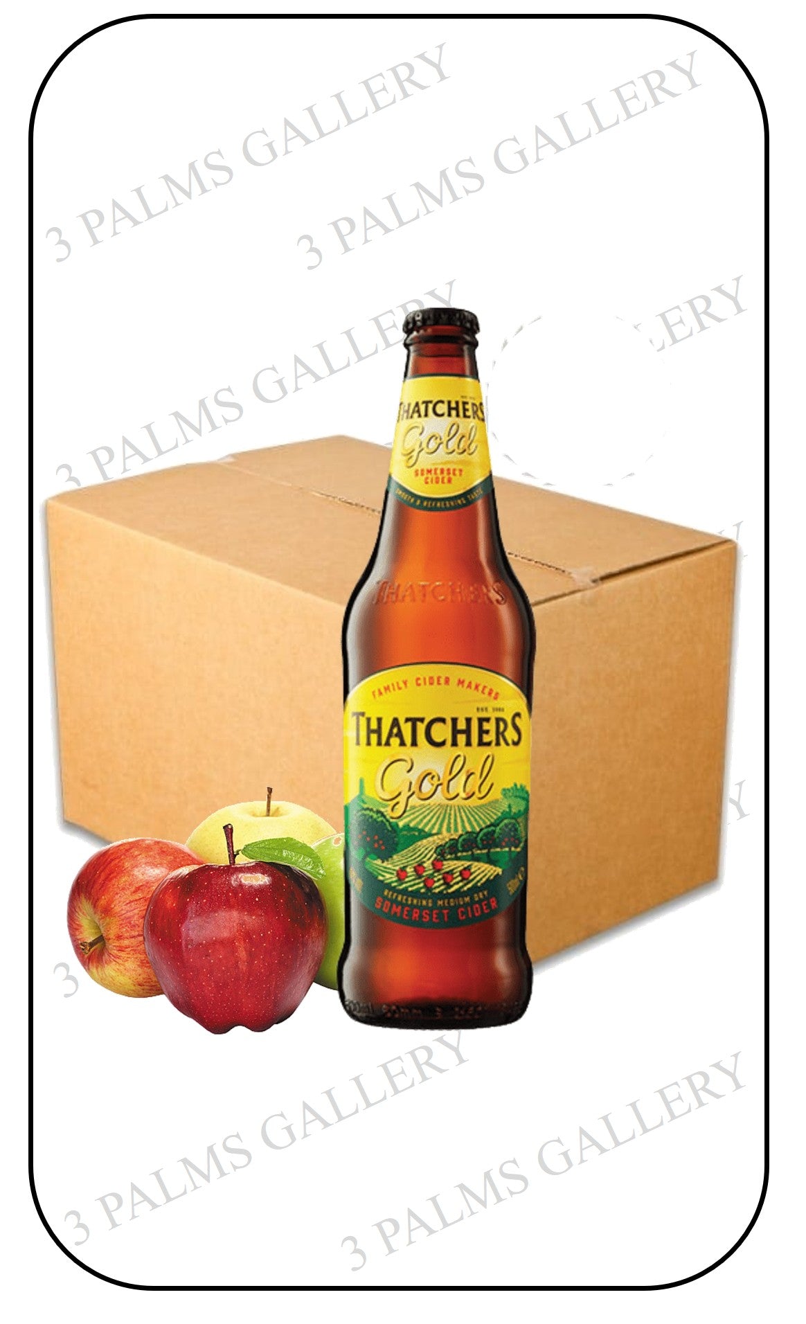 Thatcher's GOLD Cider - Blend of Dabinett & Harry Masters Jersey Apples