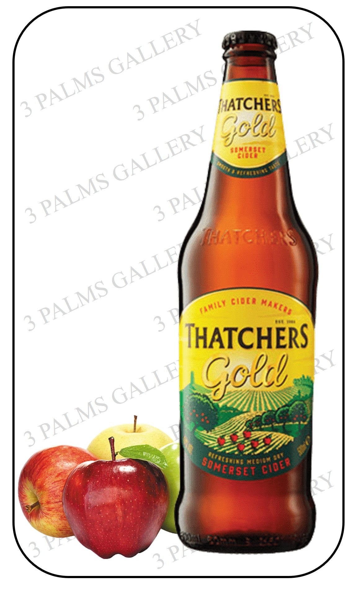 Thatcher's GOLD Cider - Blend of Dabinett & Harry Masters Jersey Apples