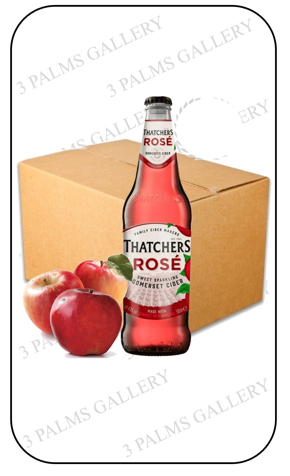 Thatcher's ROSE Cider - Blend Of 3 - Cripps Pink, Fuji and Gala Apples