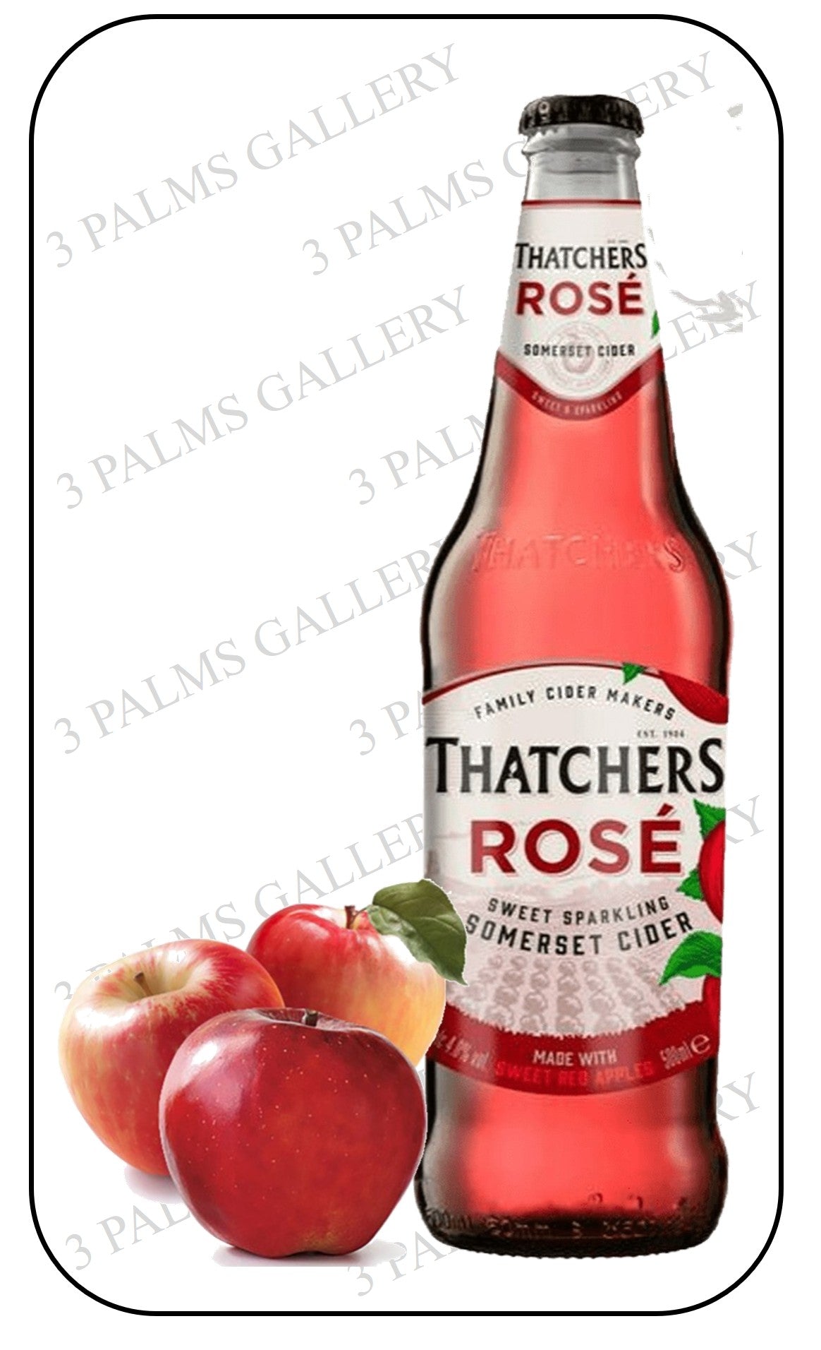 Thatcher's ROSE Cider - Blend Of 3 - Cripps Pink, Fuji and Gala Apples