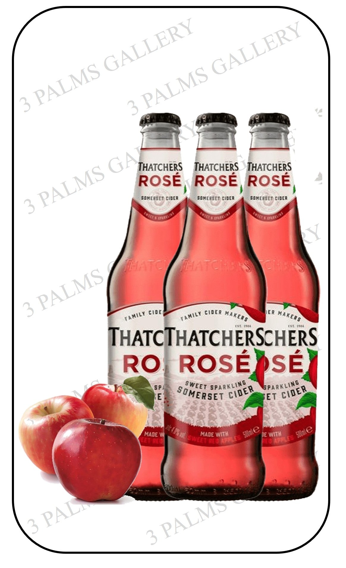 Thatcher's ROSE Cider - Blend Of 3 - Cripps Pink, Fuji and Gala Apples