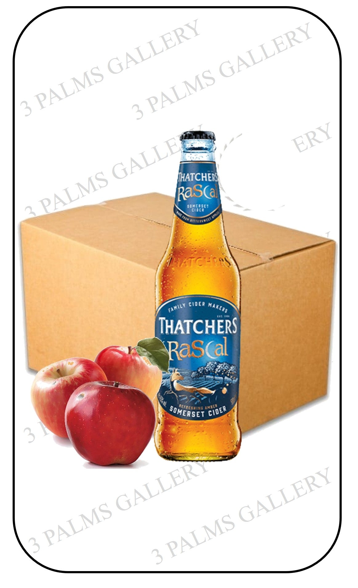 Thatcher's Old Rascal Cider - Blend Of 3 - Redstreak, Dabinett & Tremlett's Apples