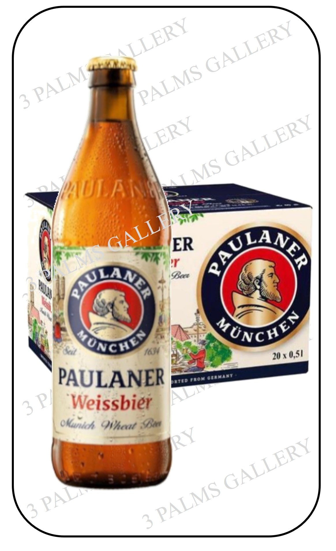 Paulaner Weissbier Glass Bottle Version