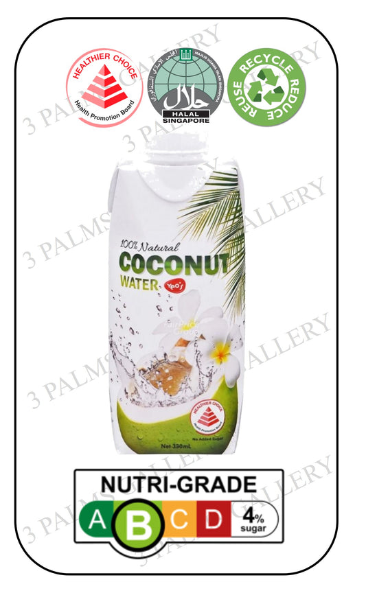 Yeo's 100% All Natural Coconut Water - Eco Friendly Tetra Packaging