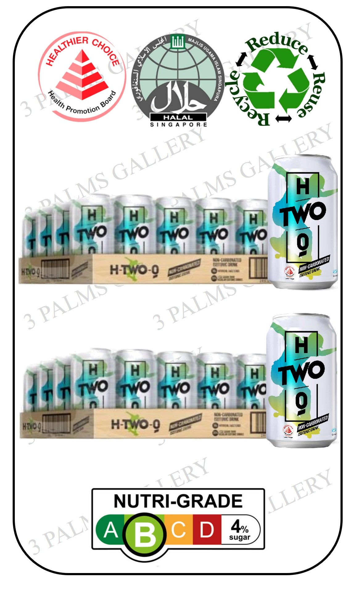 Yeo's H2O Isotonic Beverage - Non Carbonated