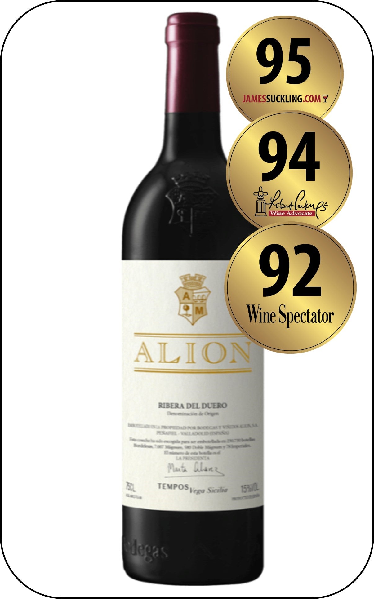 TEMPOS Vega Sicilia - Alion 2019