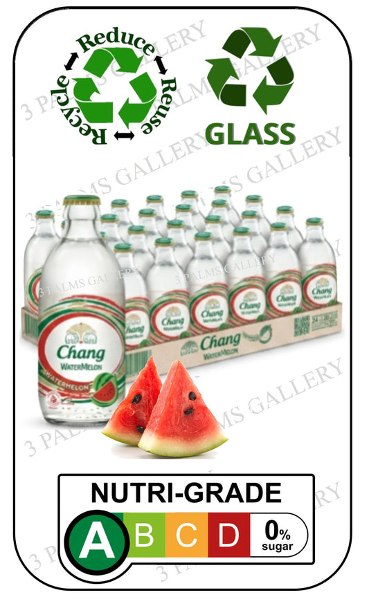 Chang Soda Water - Juicy Watermelon - Zero Sugar