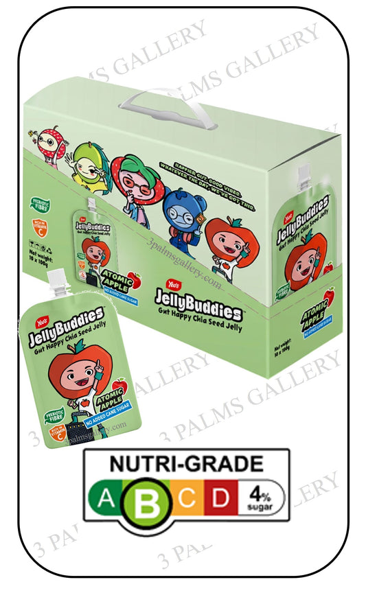 Jelly Buddies (Halal) - Atomic Apple (With Real Fruit Juice & Superfood Chia Seeds)