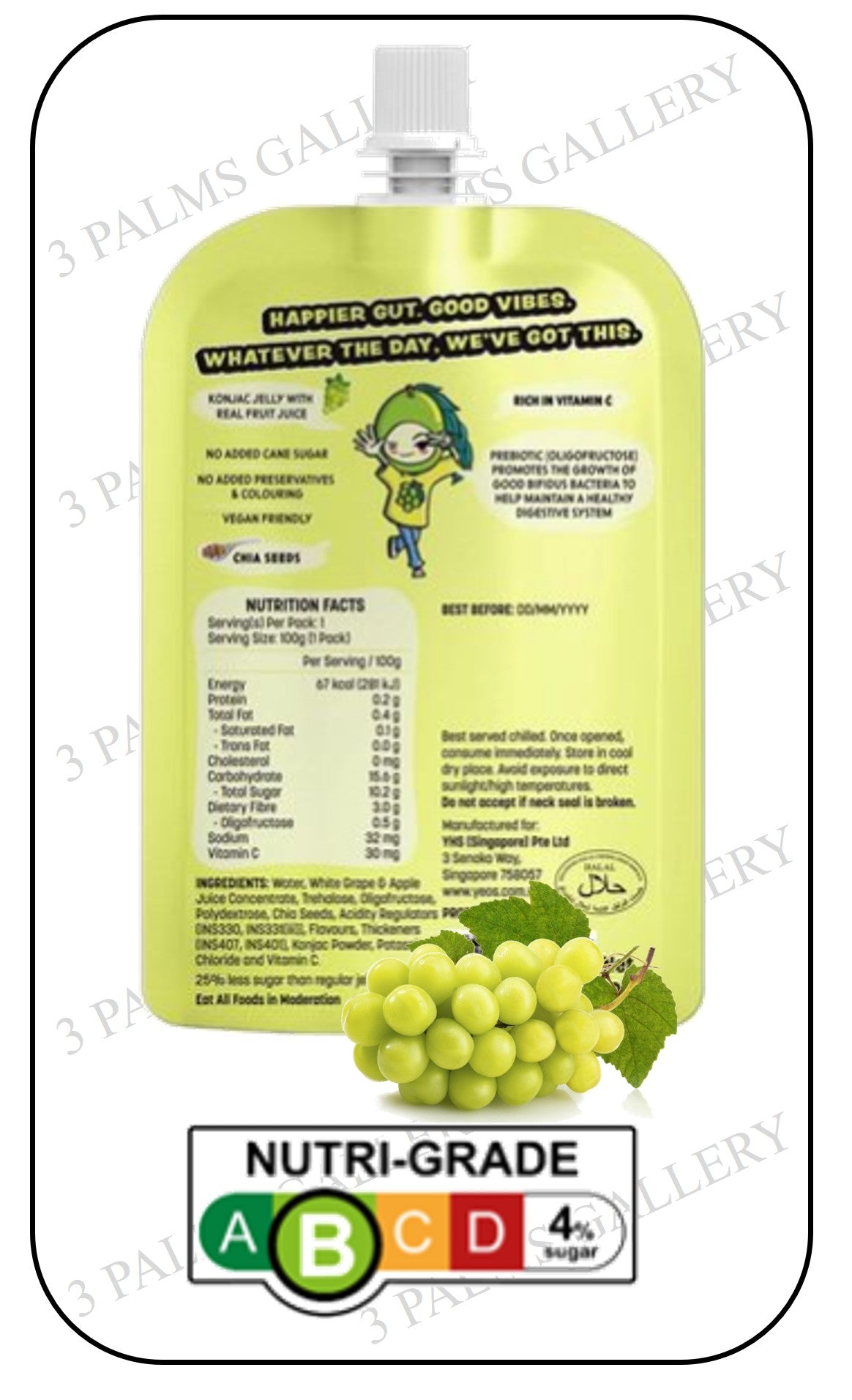 Jelly Buddies (Halal) - Groovy Grape (With Real Fruit Juice & Superfood Chia Seeds)