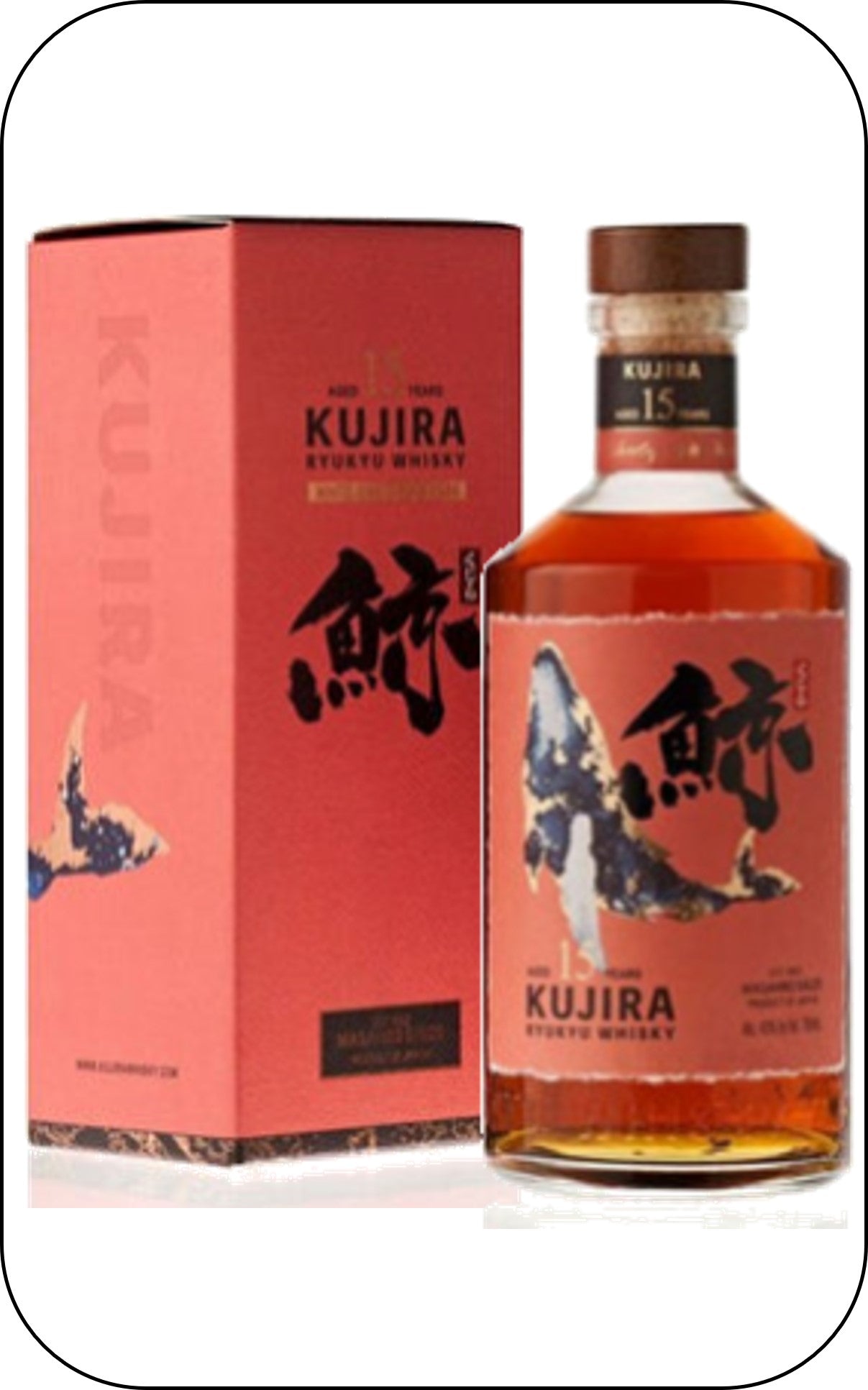 KUJIRA Ryukyu Blended 15 Years Old - NON CHILL FILTERED