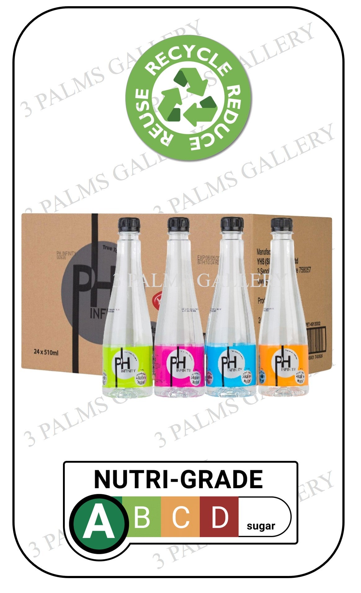 pH Infinity Alkaline 8.5 pH - Nano Artesian Water