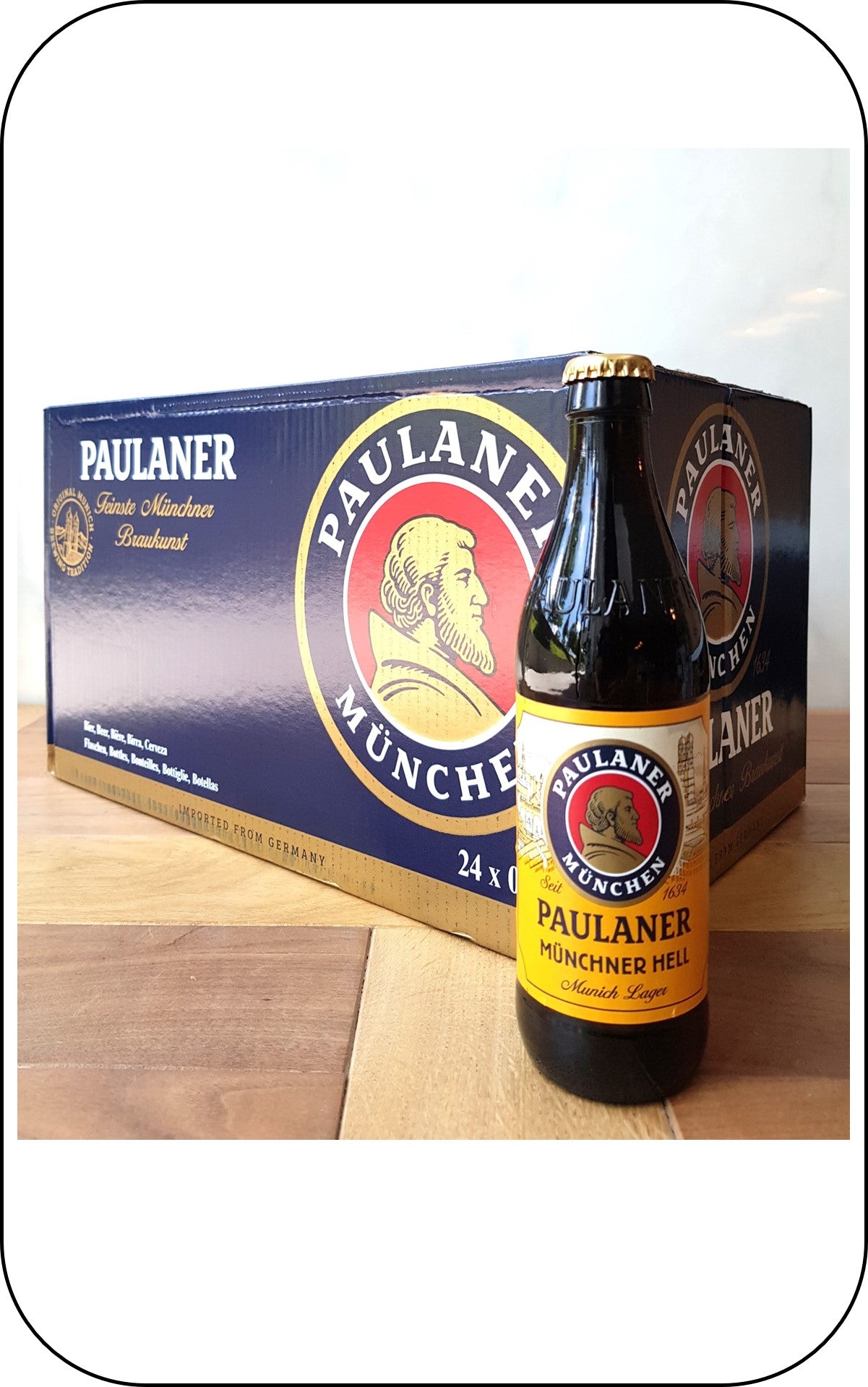 Paulaner Hells Lager 500ml Glass Bottle Version - 4.9% abv