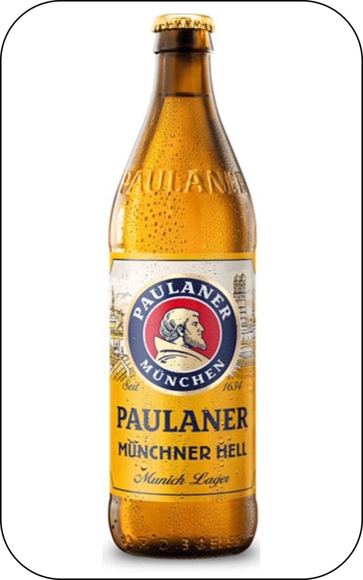 Paulaner Hells Lager 500ml Glass Bottle Version - 4.9% abv