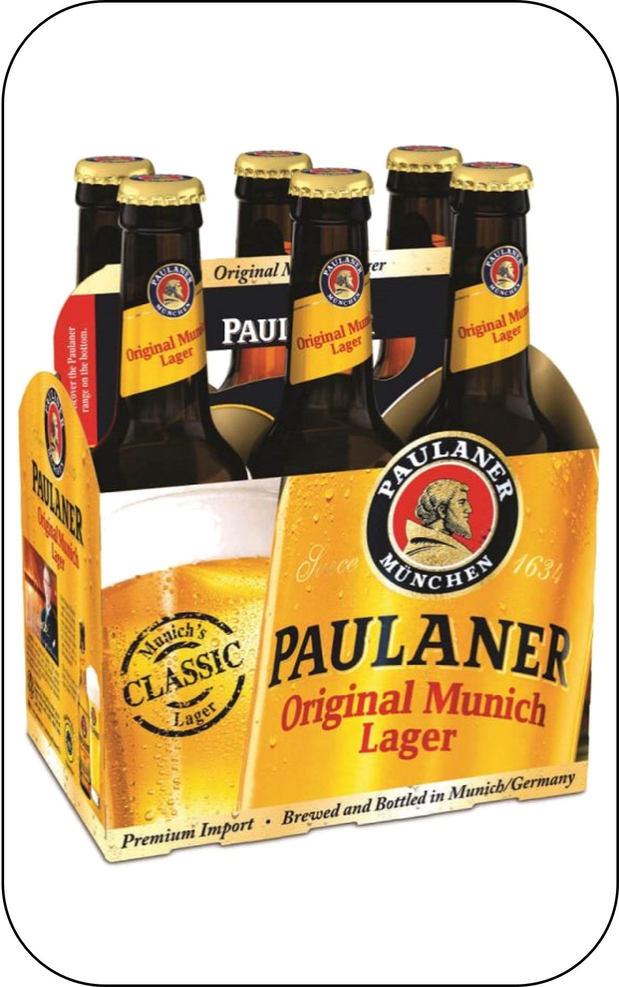 Paulaner Hells Lager - 330ml Glass Bottle Version