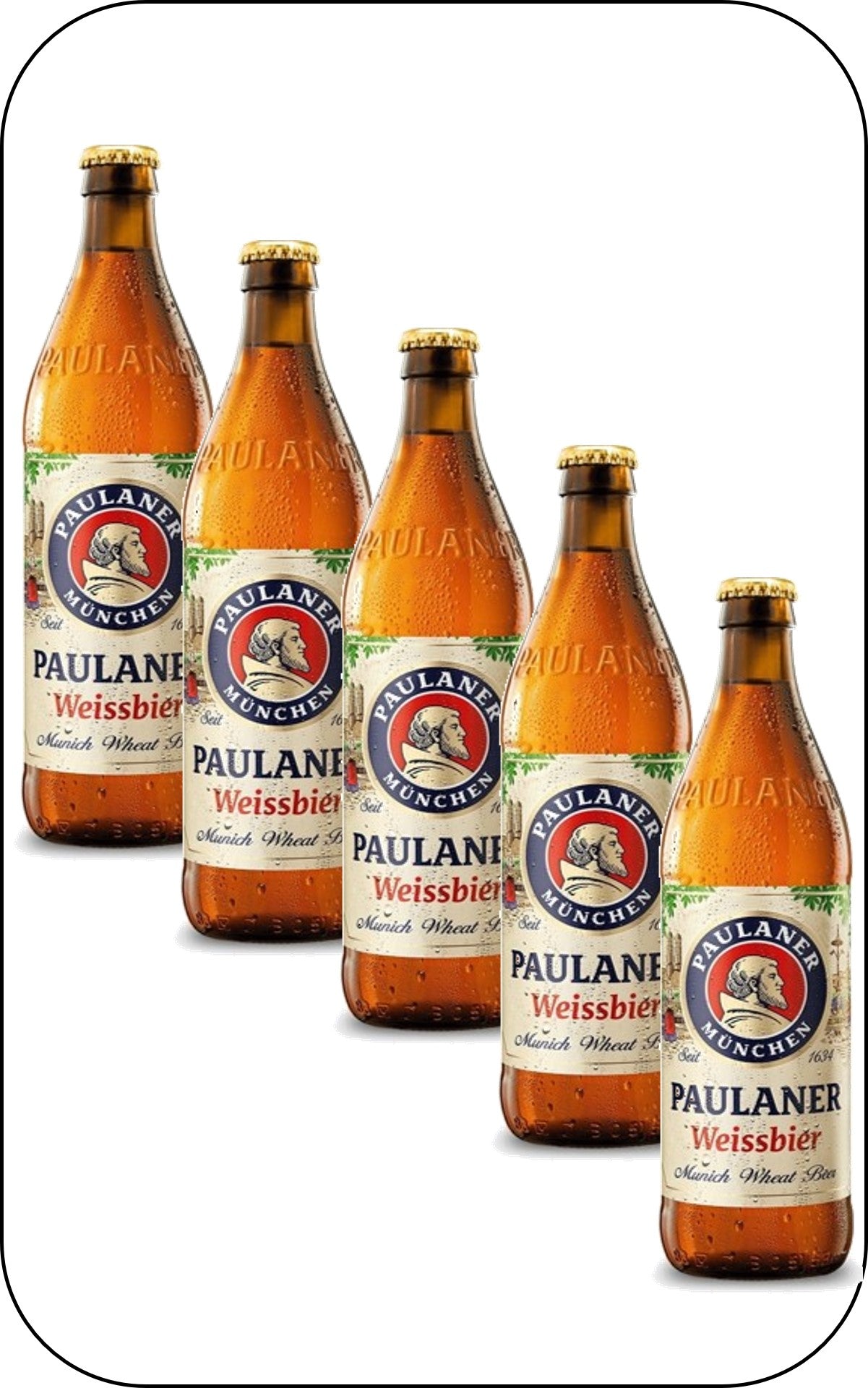 Paulaner Weissbier Glass Bottle Version - 5.5% abv - Munich, Germany