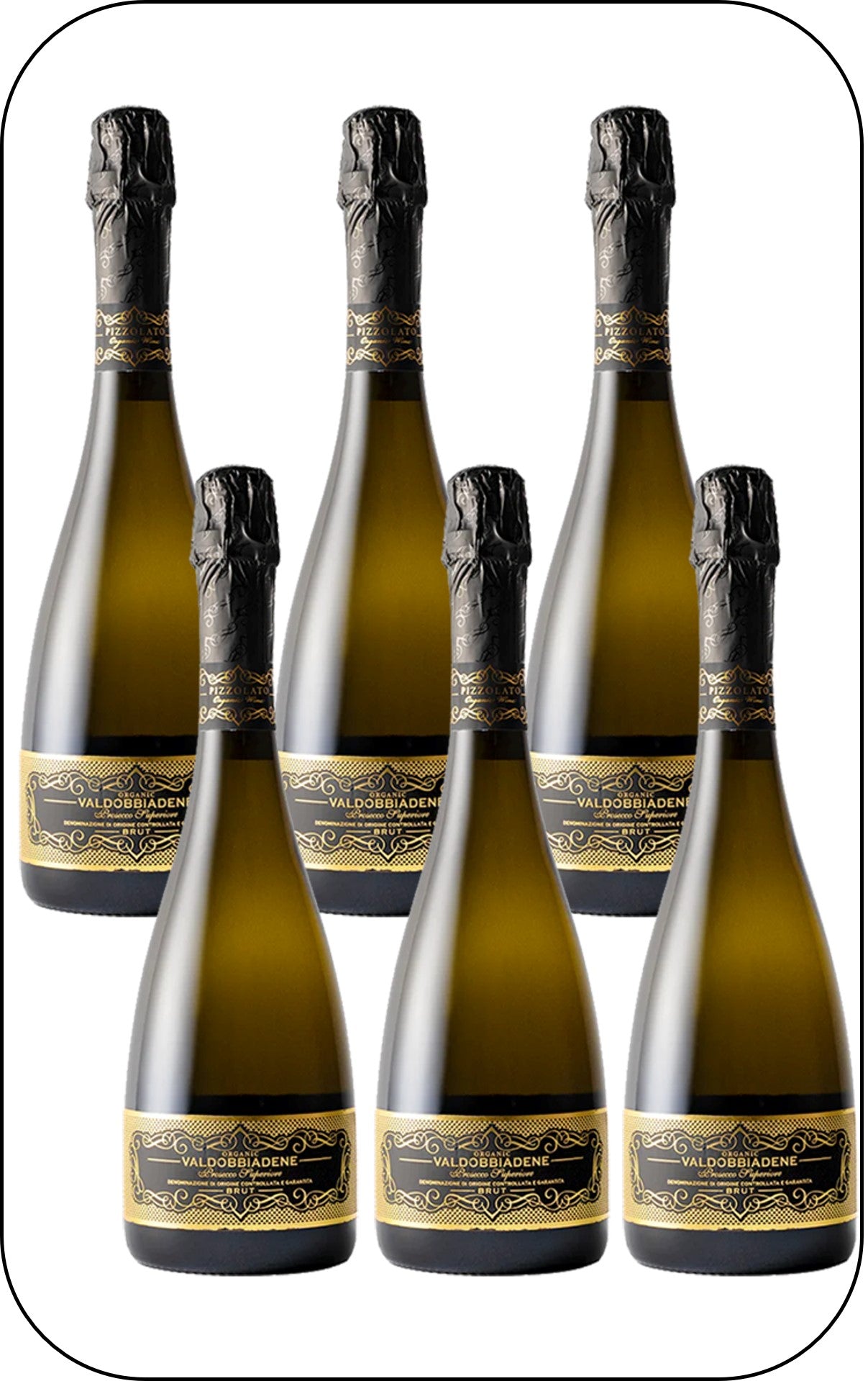 Pizzolato - Spumante Prosecco Superiore Valdobbiadene Brut (Certified Organic/Vegan)