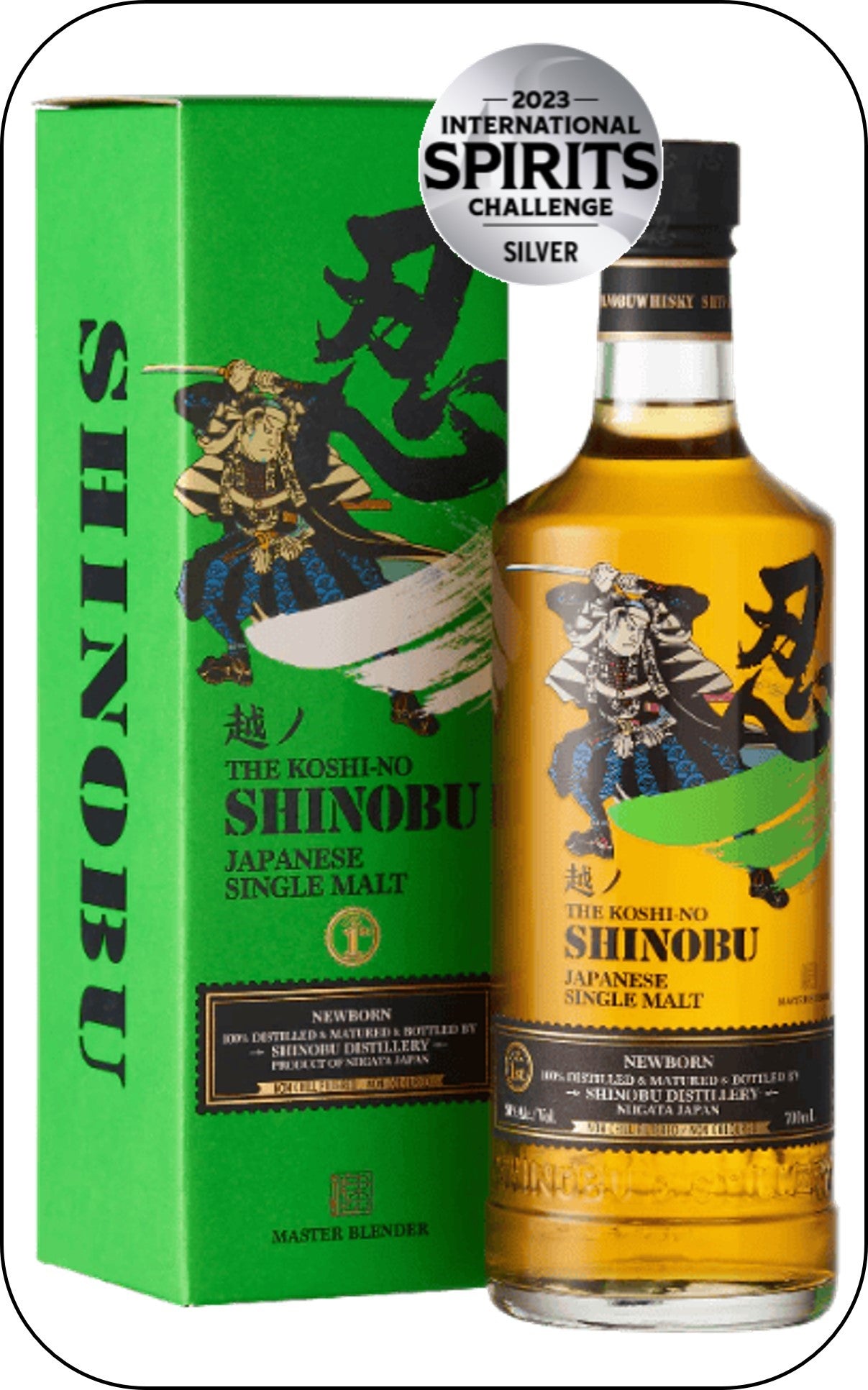 SHINOBU Newborn - 1st Single Malt - Cask Strength - Non Chill Filtered