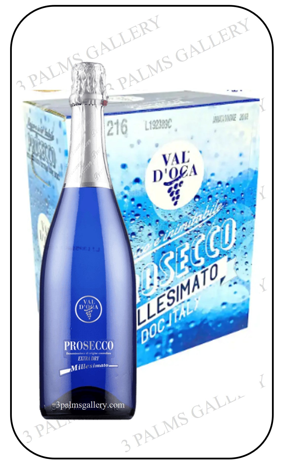 Val d’Oca Prosecco Blue Millesimato Extra Dry DOC