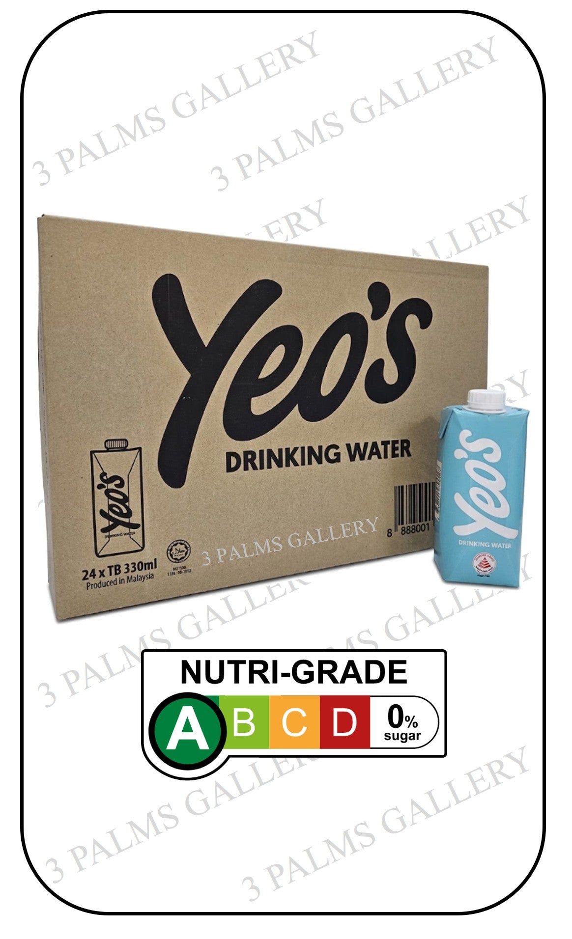 Yeo's Drinking Water In Eco Friendly Tetra Pack - Halal Certified